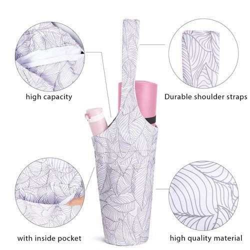 IwIeIaIrI Yoga Mat Bag - Gym Accessories For Women,Large Exercise Mat Straps Yoga Bags And Carriers Fits Most Your Workout Stuff