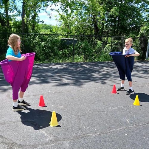 Granny Pants Yard Game Set,Granny Pants Party Rush! Giant Outdoor Party Game with Bouncy Balls and Air Pumps,Fun Family Reunion & Adult Yard Game for Groups (4 Pcs)