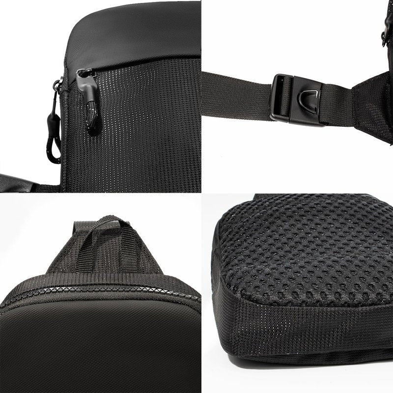 REMUMULUS Summer Women Men Large Nylon Sling Bag Mini Crossbody Bag Travel Pocket Portable Hiking Backpack