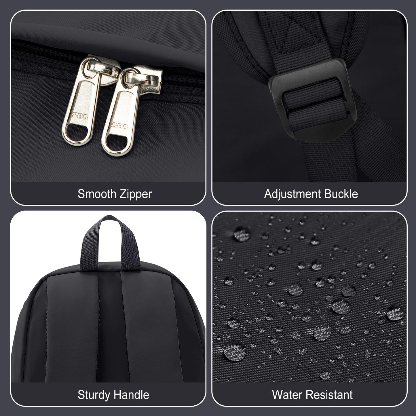 coofay Backpacks For School Bag School Backpack For College Backpacks Bookbag For Women Waterproof Gym Backpack For Men Book Bags Small Simple Backpack Purplish Blue
