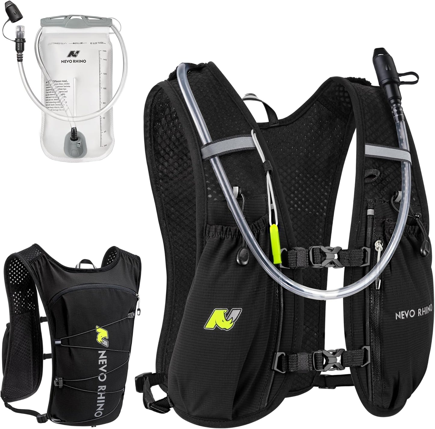 Hydration Running Vest for Women, Water Vest Backpack 5L Small, Lightweight Hydration Pack Mini Vest Women for Hiking, Trail Marathon Race (Pack with 1.5L Water Bladder)