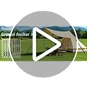 4PCS Trampoline Anchors Kit with 18" Ground Stakes & Ratchet Straps - Heavy Duty Windproof Tie Down Set