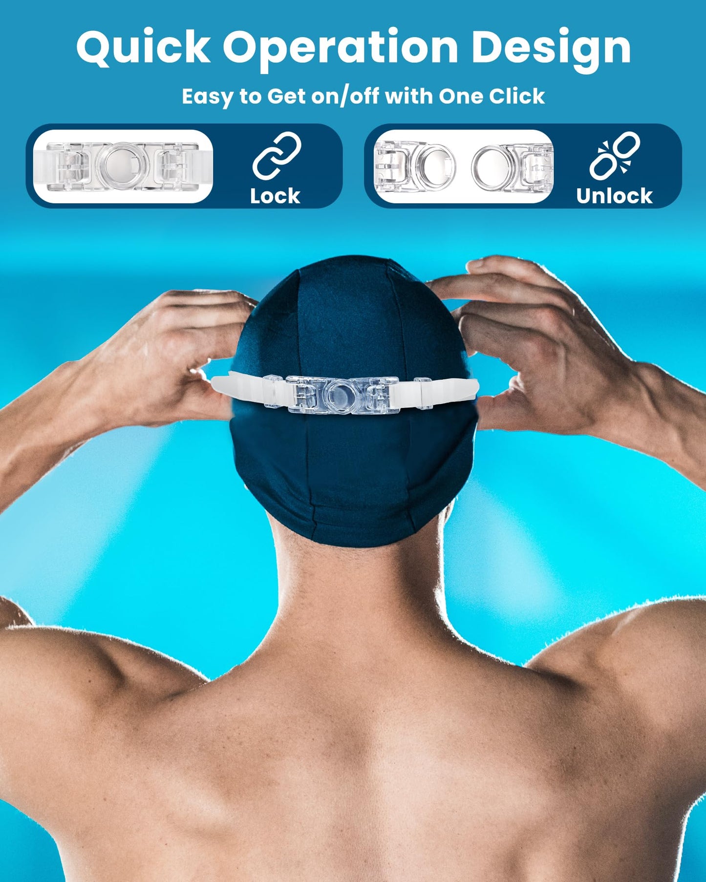 Freela Polarized Swimming Swim Goggles for Men Women Adult, Underwater Pool Beach Goggles 180° Clear Wide View Anti Fog UV Protection, Youth Sports Glasses No Leaking Gray Lens with Nose Piece