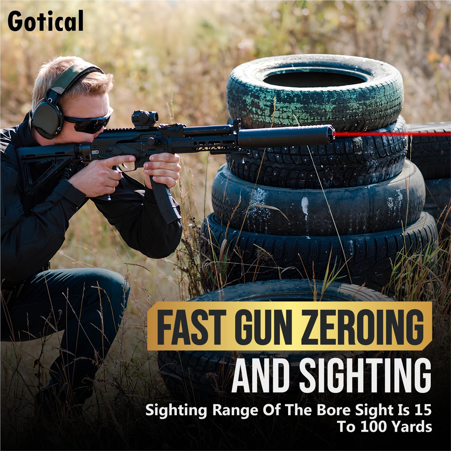 360 Tactical 30-06 25-06 and 270 Cartridge Laser Bore Sighter .270 Red Laser Sight Hunt Sight …