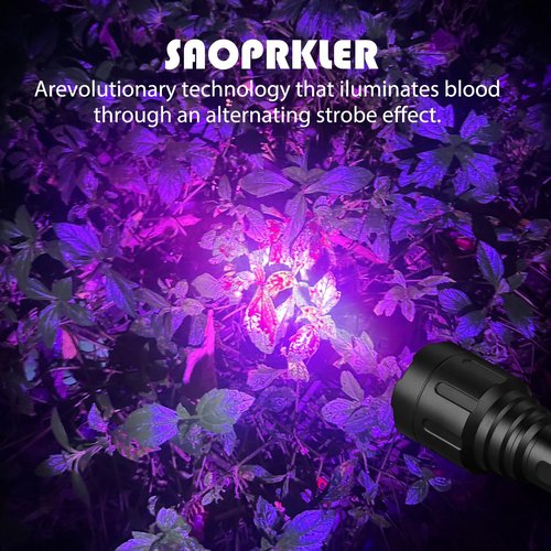 SAOPRKLER Blood Tracking Light Flashlight High Definition Deer Hunting Blood Trail Flashlight for Men's Hunt,Perfect Deer Hunting Gear/Hunt Accessory Lights