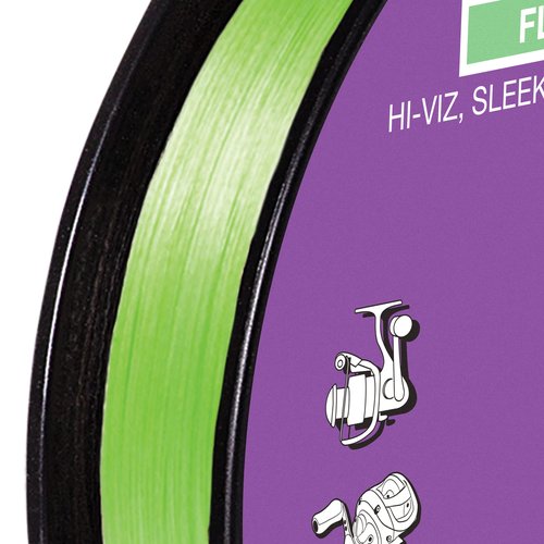 Seaguar Smackdown High Visibility Fishing Line 10lbs, 150yds Break Strength/Length, Flash Green - 10SDFG150