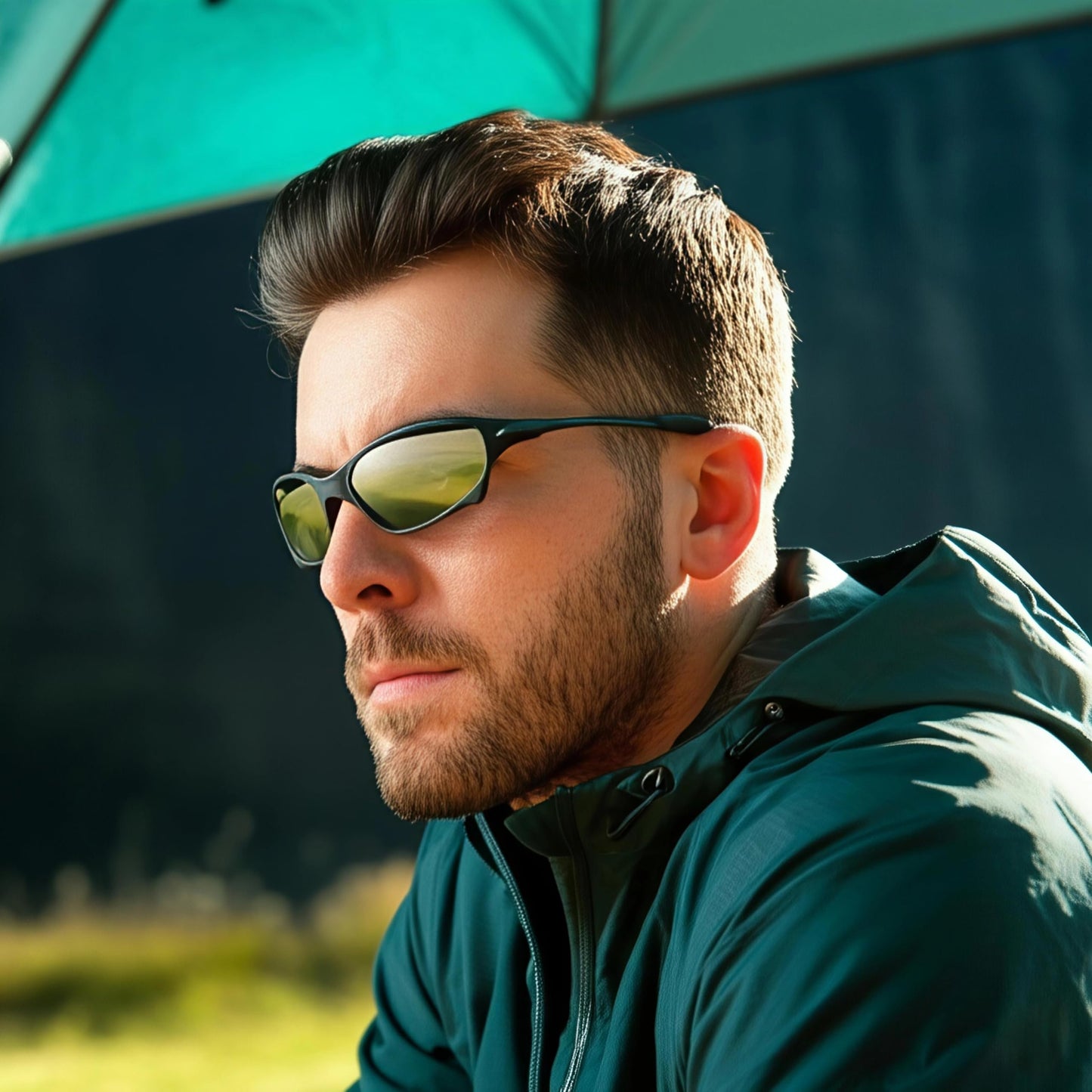 ICARA 3 Pack Polarized Sport Sunglasses for Men and Women Driving Running Cycling Fishing with UV Protection (3 Pack-Black/Blue/Green)