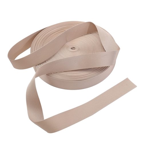 Devobunch Heavy Duty Nylon Webbing - 1.5 Inch Nylon Strapping for Outdoor DIY Gear Repair, 1.5 Inch by 10, 25, or 50 Yards (10 Yard, 1.5'' Tan)