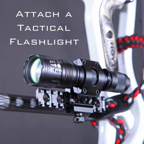 Elvish Tac Picatinny Rail for Compound Bow-Stabilizer Mount - Bowhunting Bowfishing