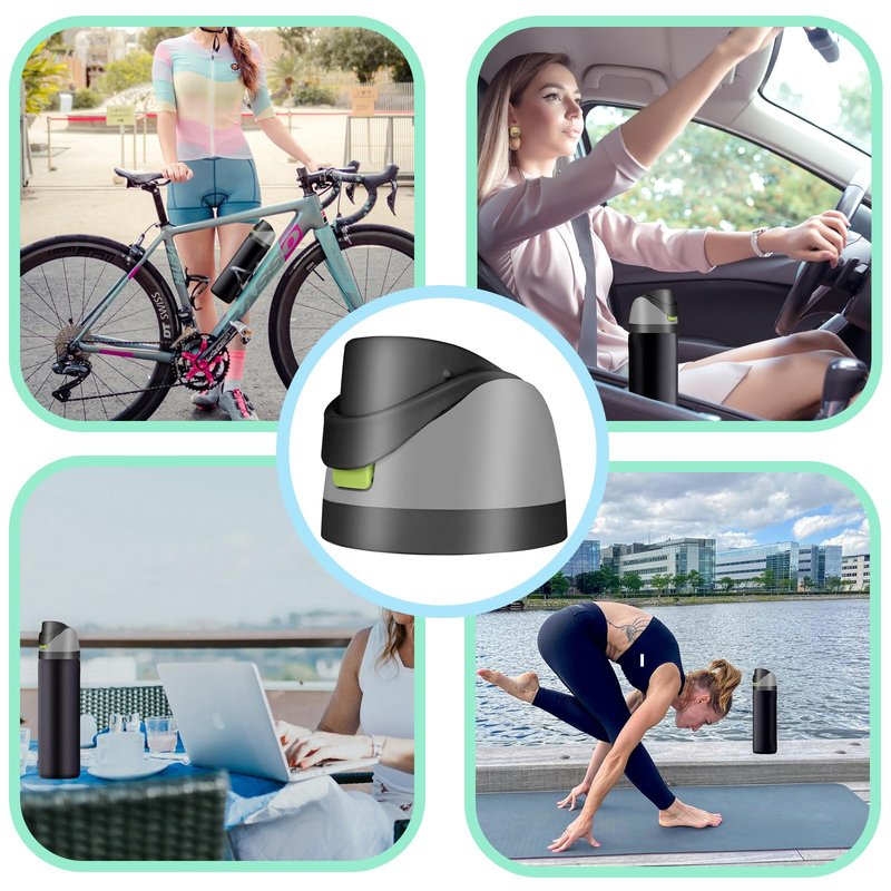 NTIERA Replacement Lid for Owala Freesip,Compatible with Owala Freesip Water Bottle 16oz 24oz 32oz 40oz,Premium Replacement Accessories for Owala Cap,LeakProof,BPA-Free(Foggy Tide)