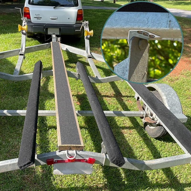 8 PCS Boat Trailer Top Angle Swivel Bracket Set - 3mm Thick, Galvanized