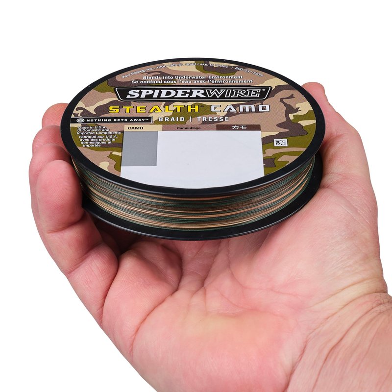 SpiderWire Stealth® Blue Camo BraidTM