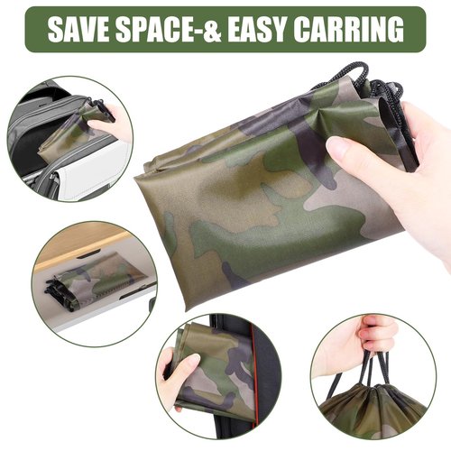 Lemecima 12 Pcs Camo Bag Drawstring Backpack Camouflage Drawstring Bags Army Cinch Camo Polyester Pack Bulk Woodland Backpack(Classic,13.4 x 16.9 Inch)