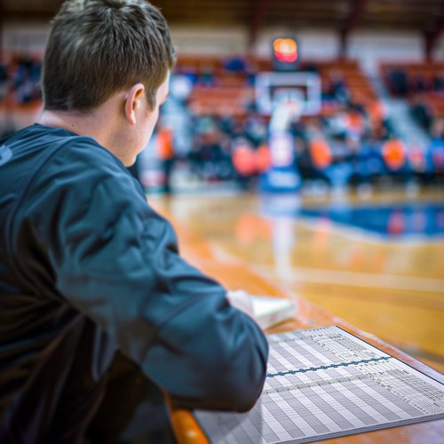 Murray Sporting Goods Premium Basketball Scorebook - 60 Games Score Book Side by Side Stat Keeping Book