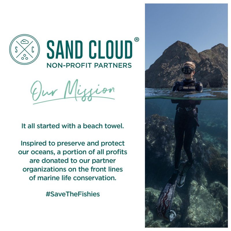 Sand Cloud Turkish Beach Towel - Sand Resistant - 100% Certified Organic Turkish Towel - Quick Dry Towel for Beach, Picnic, Blanket or Bath Towel - As Seen on Shark Tank - Gocek (Coral)