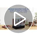 CHEPULA 3-Slot Flip Top Booster Pack Dispenser Acrylic Card Organizer