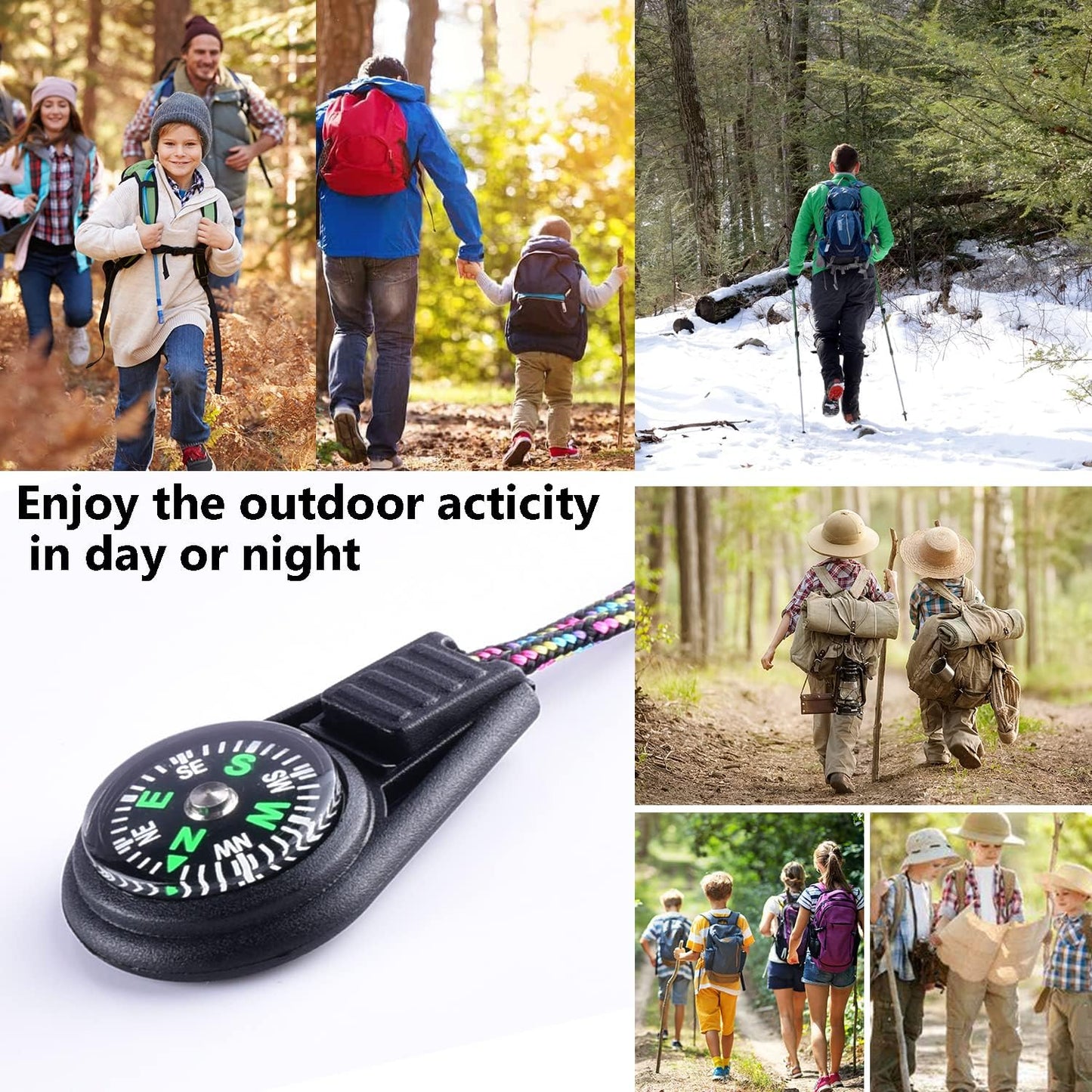 25 Pack Compass for Kids Bulk,Childrens Mini Compasses for Classroom,Boy Scout Compass Party Favor Pocket,Hiking and Survival