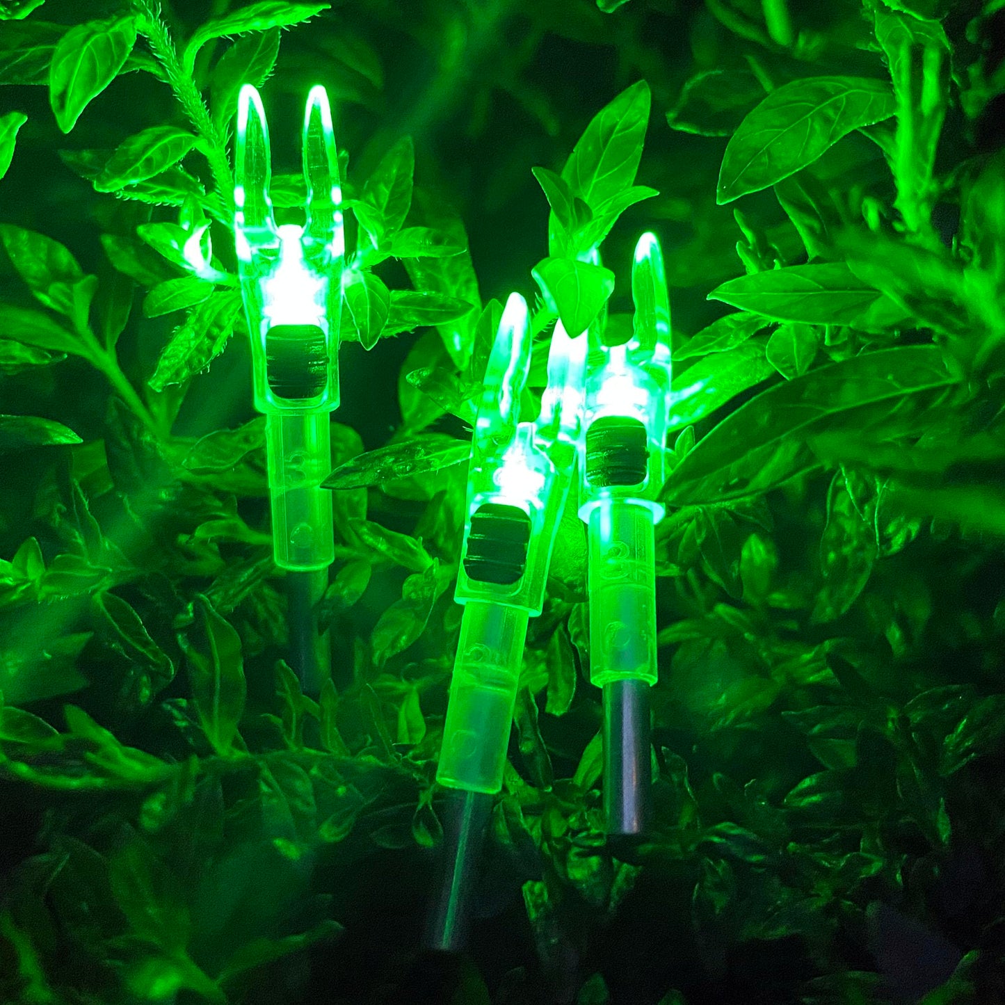 KEAUP 6/12 Pack G Lighted Nocks for Arrows with .165 .204 .233 .244 .246 Inside Diameter with X, H, S, GT Bushings High-Visibility LED Arrow Nocks, ON/Off Switch Included