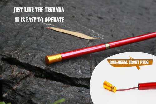 Wisbait Tenkara Rod Fly Fishing Rod Kit - Kids Fishing Pole Small Stream Collapsible Fly Poles All Waters Quality Carbon Tube Creek Rods (Tenkara Rod kit, 5.9Ft-1.8m)
