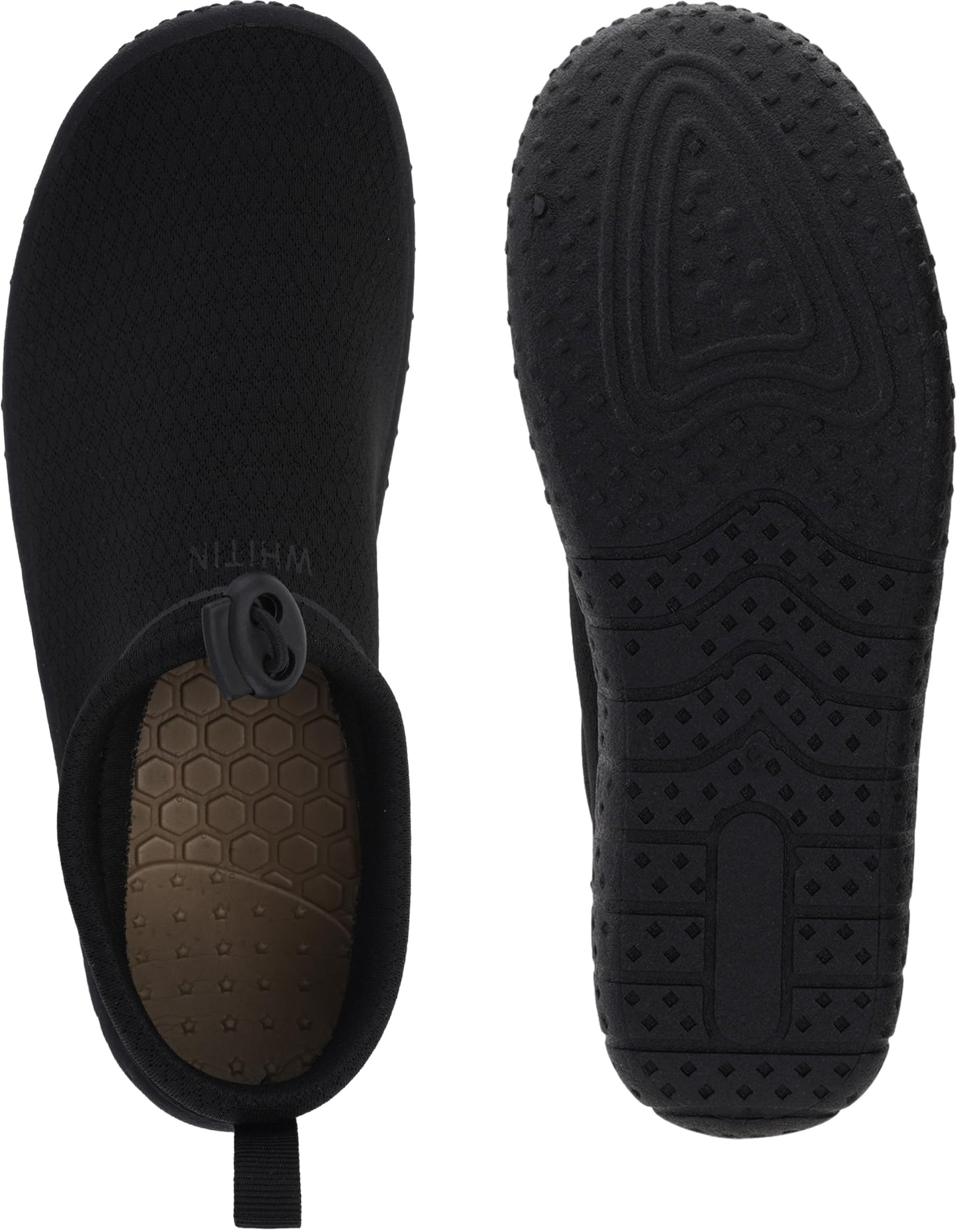 WHITIN Women's Multi-Purpose Feather Water Shoes All Black 9