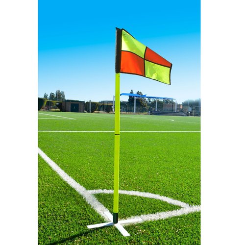 AGORA Pro Line Soccer Indoor/Turf Corner Flags - Set of 4