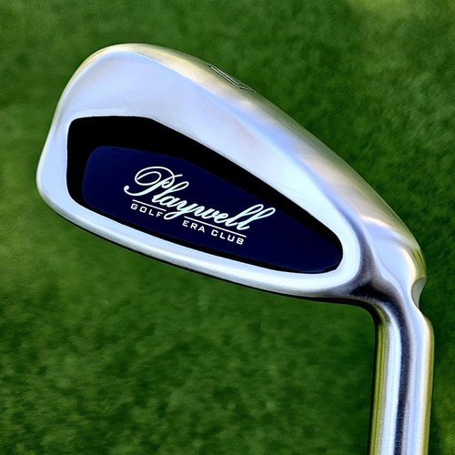 PLAYWELL Golf Iron Set for Men - GOLF ERA Right Handed Golf Irons - 5,6,7,8,9,S,W-Pitching & Sand Wedge- Regular Flex Steel Shaft, 7pcs Golf Club Set- Silver & Black Right Hand