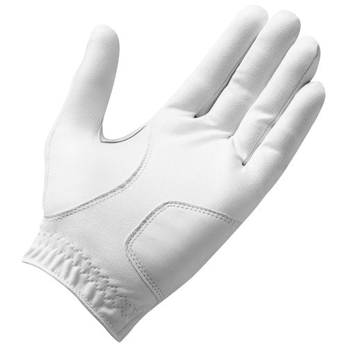 TaylorMade Golf STRATUS TECH WOMEN'S GLOVE (WHITE, LEFT HAND, SMALL), WHITE(SMALL, WORN ON LEFT HAND)