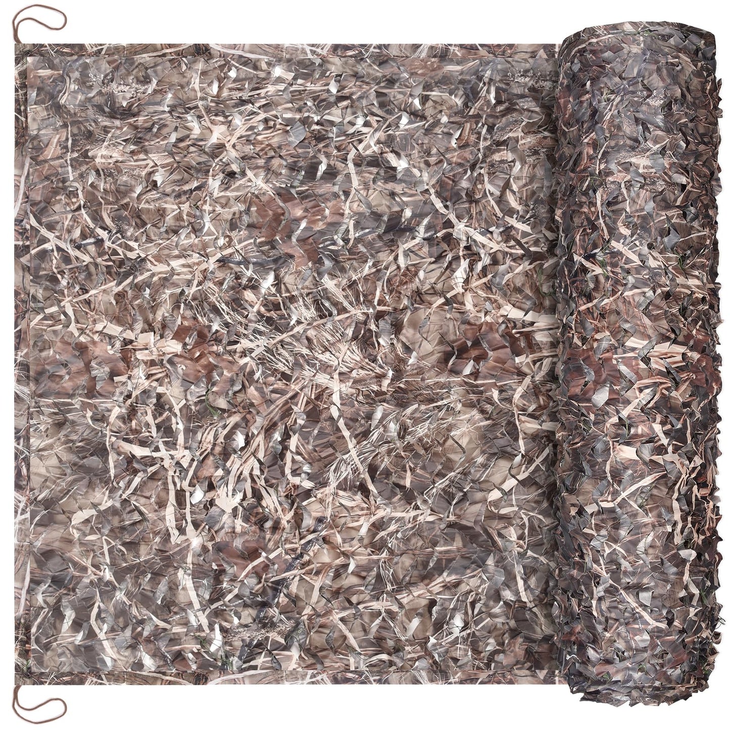 Yeacool Camo Netting Party Camouflage Netting Mesh Military Surplus Hunting Blind Net for Military Theme Party Decorations Backdrop Sunshade Car Cover Camping Shooting (Dry Grass, 10ftx13ft, 3m*4m)