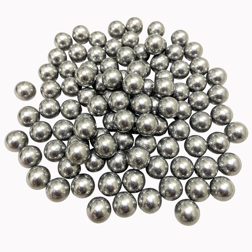 Alien Play 100 X 43 Cal Aluminum Balls for Self Defense and Target Practice, Solid Hard .43 Caliber Ammo Projectiles Paintball Fit for T4E Walther PPQ/ TPM1 and Glock17/G17 (Silver)