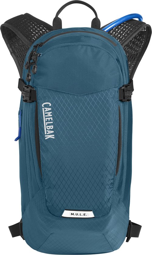 CamelBak M.U.L.E. 12 Mountain Bike Hydration Backpack Moroccan Blue/Black, 100oz