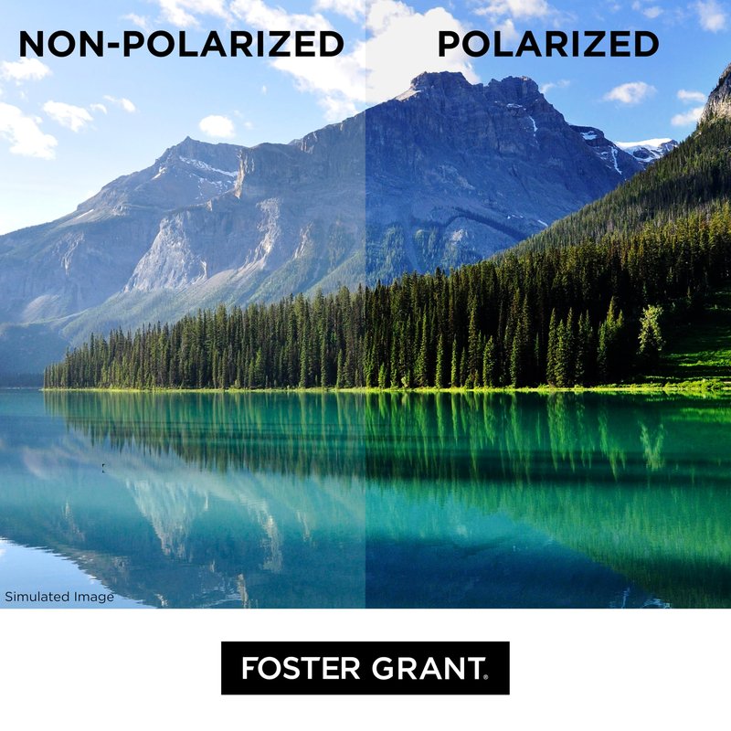 Foster Grant Choice Sunglasses, Tortoise/Amber, 52 mm