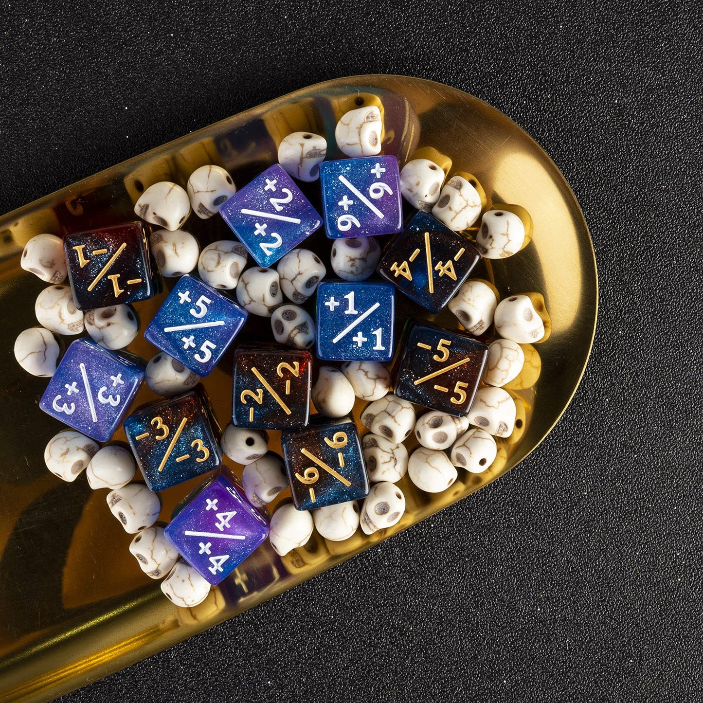 24 Pieces MTG Counter Dice Plus 1 Magic Counters +1/+1 Buff Dice Set Life Tokens Commander Deck for TCG MTG Cards Accessories