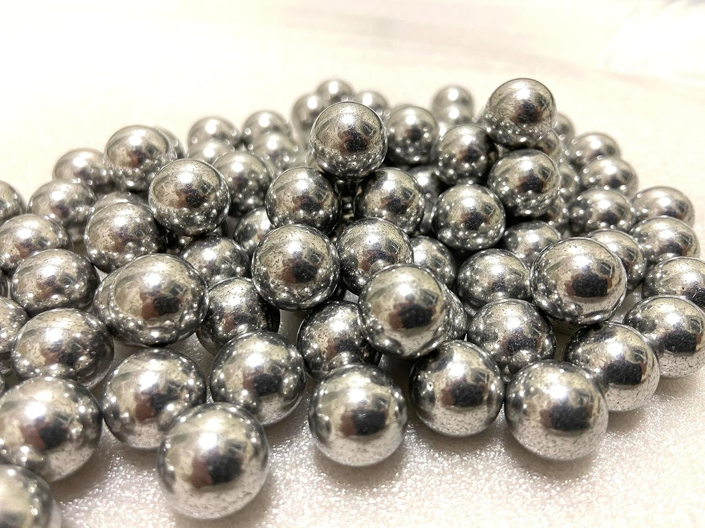 100 Rounds Solid Aluminum 50 Cal. Paintballs for Self Defense, 2.8 Gram Reusable .50 Caliber Powerful Aluminum Balls Fit for t4e TR50/HDR 50 (Aluminum, Silver)