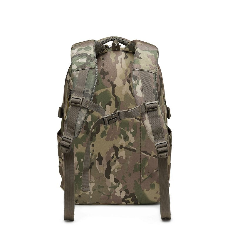 Wotony Military tactical backpack, backpack for men black small tactical assault bag (Cp, 18.5 inch)