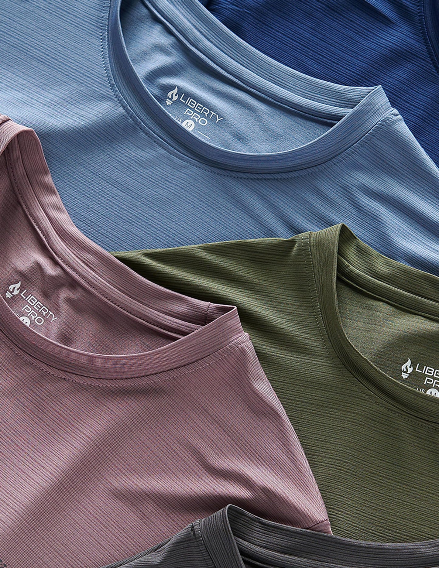 5 Pack Men’s Active Quick Dry Crew Neck T Shirts | Athletic Running Gym Workout Short Sleeve Tee Tops Bulk (Set 12, 3X-Large)