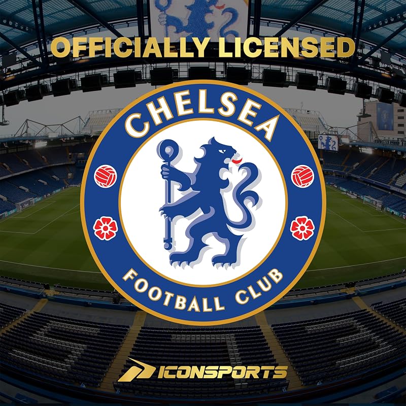 Chelsea FC Track Jacket - Officially Licensed Unisex - 78tj_black Large