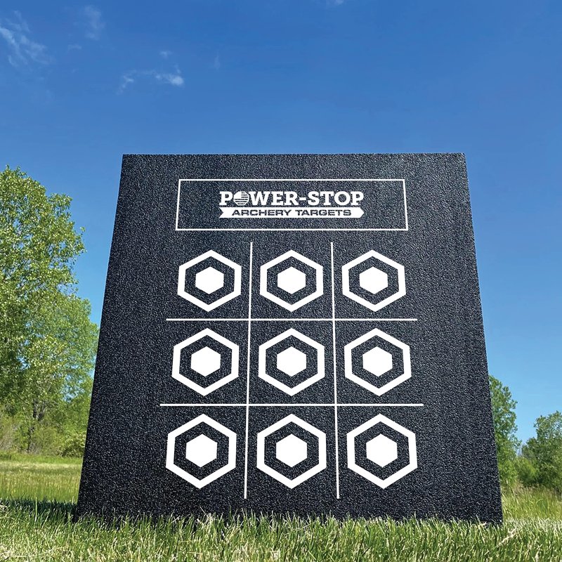 Power-Stop Archery Target - 24" Pro Series - Big Block Foam Target for Broadheads and Field Tips