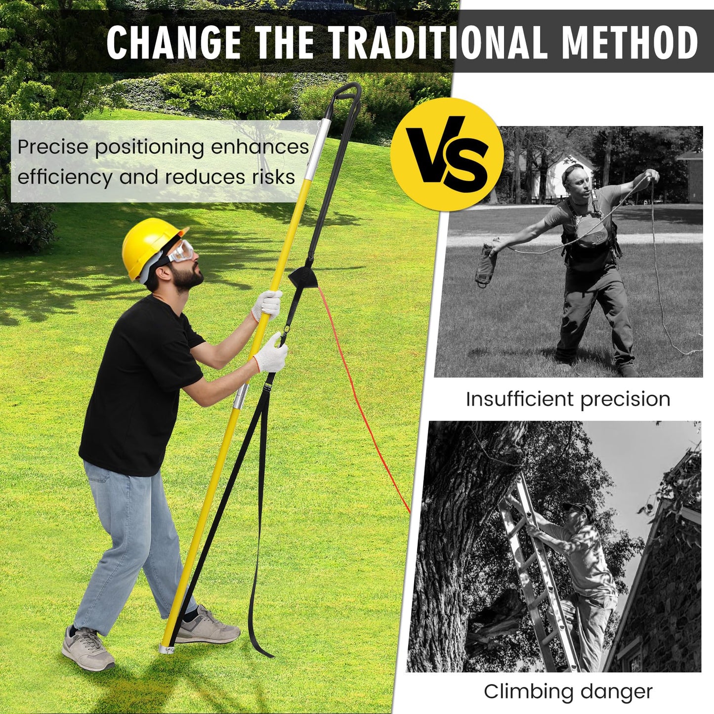 Innisle Slingshot Arborist Throwline Launcher with Trigger, High Precision Arborist Throw Line Launcher, Suitable for Tree Trimming, Hanging Christmas Lights and Hang Ham Radio Antennas