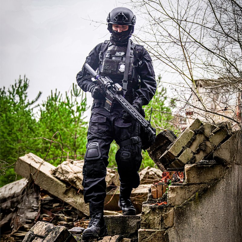 VOTAGOO GEAR G3 Combat Uniform Set for Men Tactical Camouflage Clothing Hunting Paintball Suit with Knee & Elbow Pads