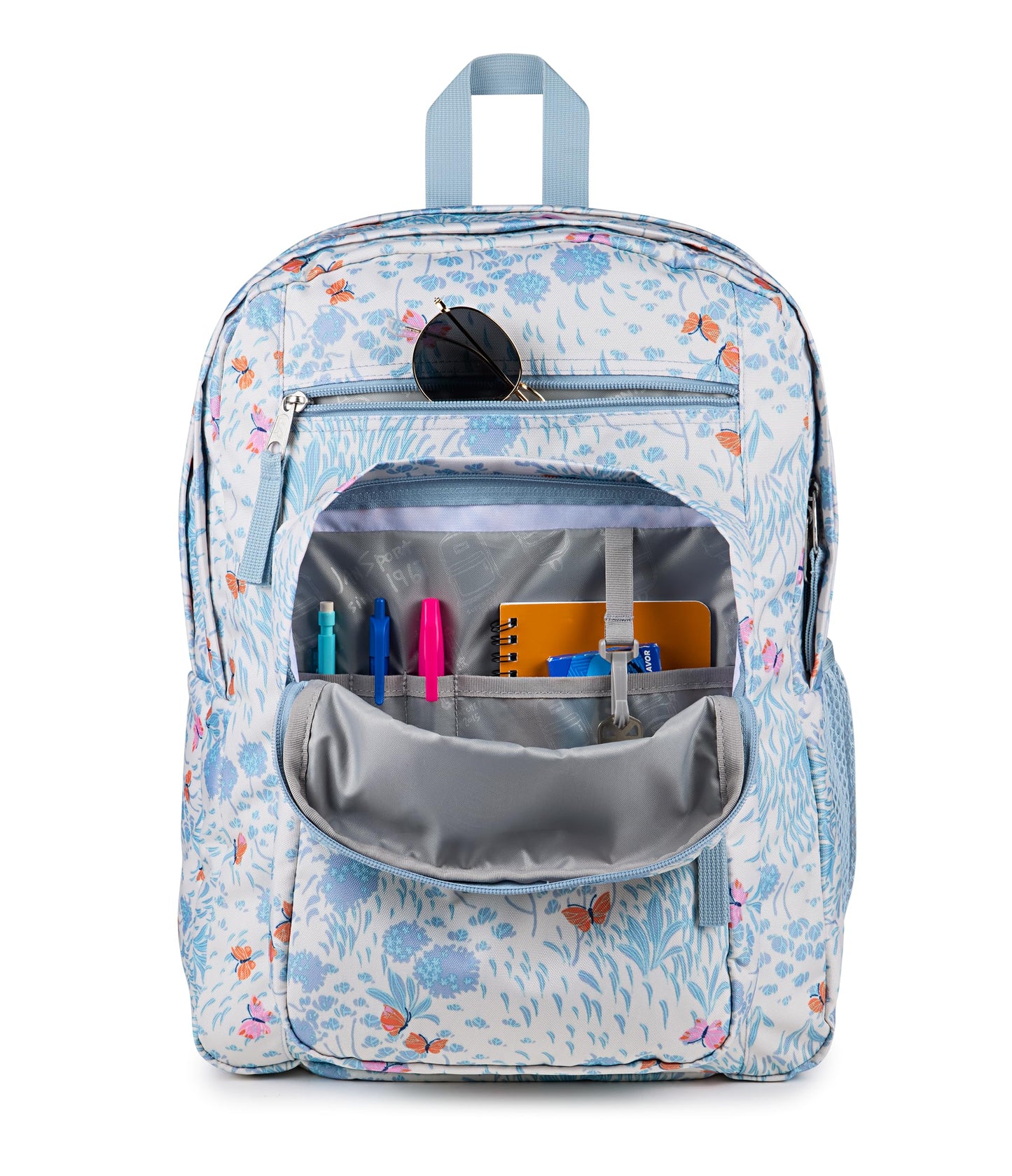 JanSport Laptop Backpack - Computer Bag with 2 Compartments, Ergonomic Shoulder Straps, 15” Laptop Sleeve, Haul Handle - Fluttering Fields