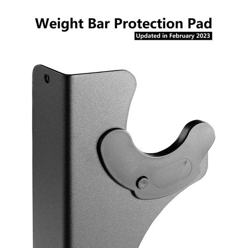 Lovind Horizontal Barbell Rack 4 Bars Holder Wall Mounted Barbell Holder Barbells Storage Rack Weight Bar Holder for Gym