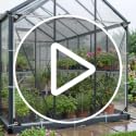 8x8ft Heavy Duty Waterproof Clear PVC Tarpaulin with Grommets - Greenhouse, Patio Cover