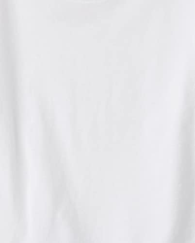 Children's Place Boys Short Sleeve Undershirt 4-Pack - Medium White