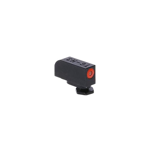 TRUGLO Tritium Pro Night Sights, Compatible with Smith & Wesson Handgun Models Glow-in-The-Dark Front & Rear Gun Sight Set with Focus Lock Front Ring
