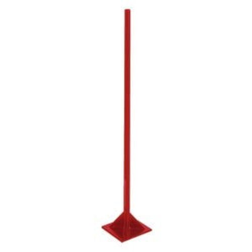 Jaypro Sports Steel Dirt Tamp with Base in Red (8 in. x 8 in.)
