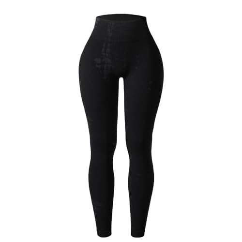 AUROLA Serpent Snake Seamless Scrunch Workout Leggings for Women,Girls Squat Proof Ribbed Thick Active Gym Pants