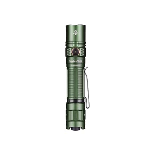 Fenix PD35 v3.0 Rechargeable Tactical Flashlight, 1700 Lumens EDC with Battery and Organizer (Green)
