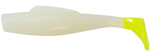 Glow Chartreuse 3 Inch MinnowZ Soft Plastic Swimbait Pack of 6
