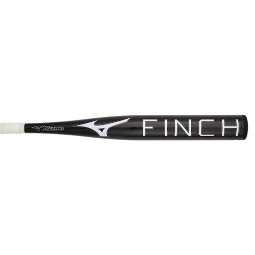 Mizuno Finch Fastpitch Softball Bat (-13) | Womens Aluminum Fast Pitch BAT | BLK Iridescent | 17OZ | 28 INCHES (2800)
