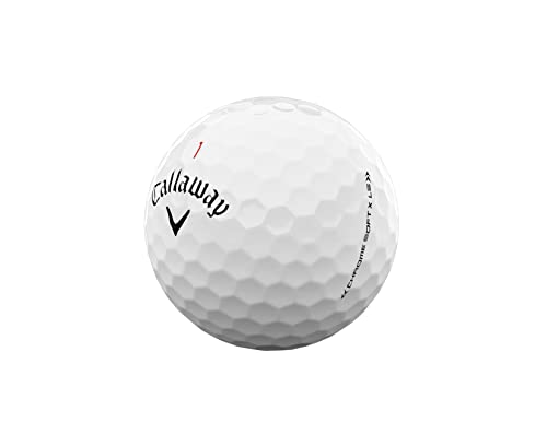 Callaway Chrome Soft X LS Golf Balls - Standard White